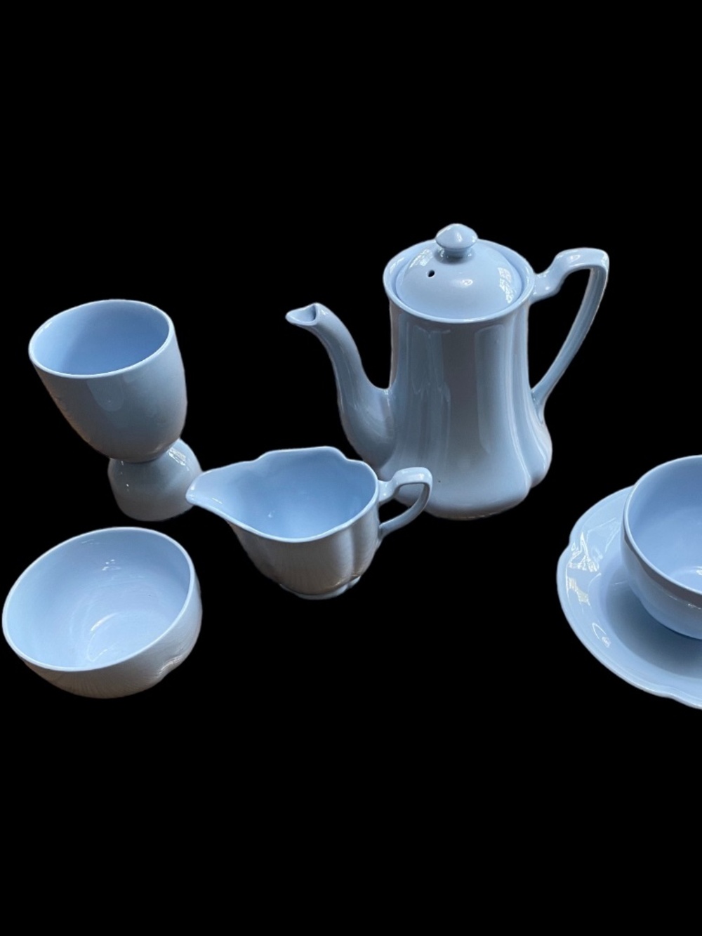 *Rare Find*  Vintage Johnson Brothers GREYDAWN BLUE Dishware